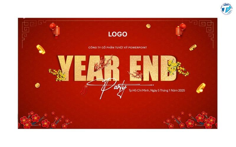  Background tất niên công ty truyền thống ấn tượng